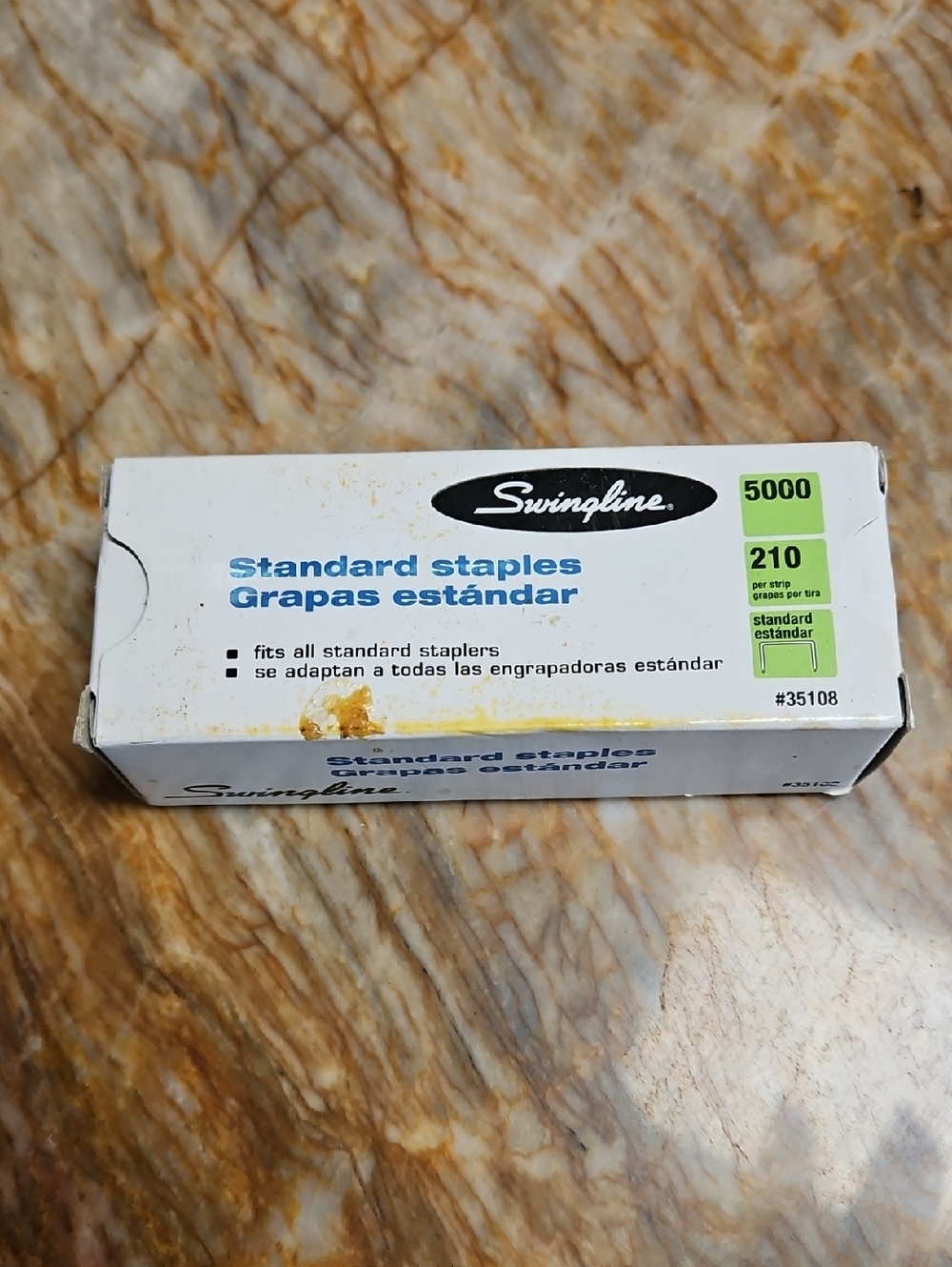 SWINGLINE  Standard Staples Box, 5000 per Box.  NEW